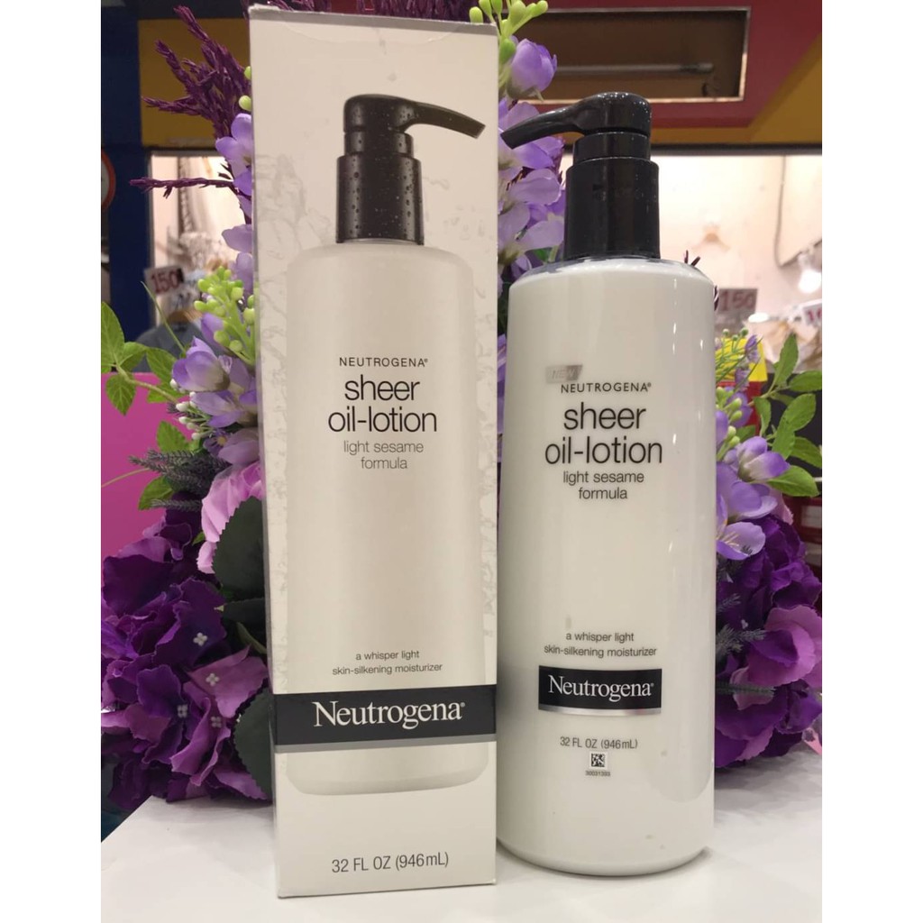 sheer oil lotion neutrogena