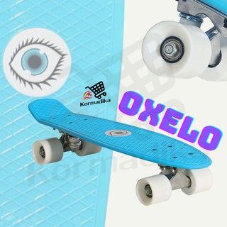 สเก็ตบอร์ด สเก็ตบอร์ดเด็ก OXELO สเก็ตบอร์ดพลาสติกสำหรับเด็ก Kids Mini Plastic Skateboard