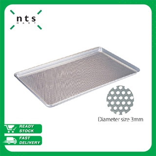 NTS Perforated Pan-Round Cornor ถาดอบขนม แบบมีรู ถาดอบครัวซองต์ รุ่น NTS1-SN1534