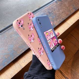 vivo V11 V11I V11 Pro V15 V15Pro V17 Pro V17 neo เคสพร้อมเคสโทรศัพท์รูปการ์ตูนแพนเธอร์สีชมพู,เคสกันกระแทกแบบบางฝาหลังซิลิโคนเหลวเคสกล้องเต็มตัวเคสป้องกันเลนส์สำหรับ