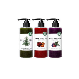 โปรโมชั่น :  แท้  พร้อมส่ง  ขวดใหญ่หัวปั้ม Wonder Bath Super Vegitoks Cleanser 300 ml