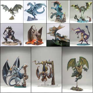 โมเดลมังกร McFarlace Toys Dragon Series