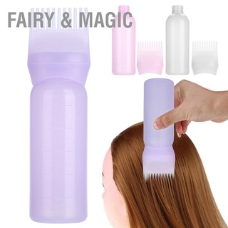 Fairy &amp; Magic อุปกรณ์แปรงหวีสําหรับใช้ย้อมสีผมแชมพู 3สี