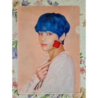 [แท้/พร้อมส่ง] แฟ้ม A4 วี แทฮ​ยอง​ V Taehyung House of BTS Home L-Holder File Folder