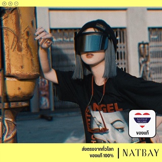 ใส่โค้ด NATBMAR1 ลด50-🔥 หน้ากาก Face Shield แว่นกันแดด ครอบหน้า ดารา ทรงใหม่ กันUV400 เฟสชิลด์ แข็งแรงหนา NATBAY