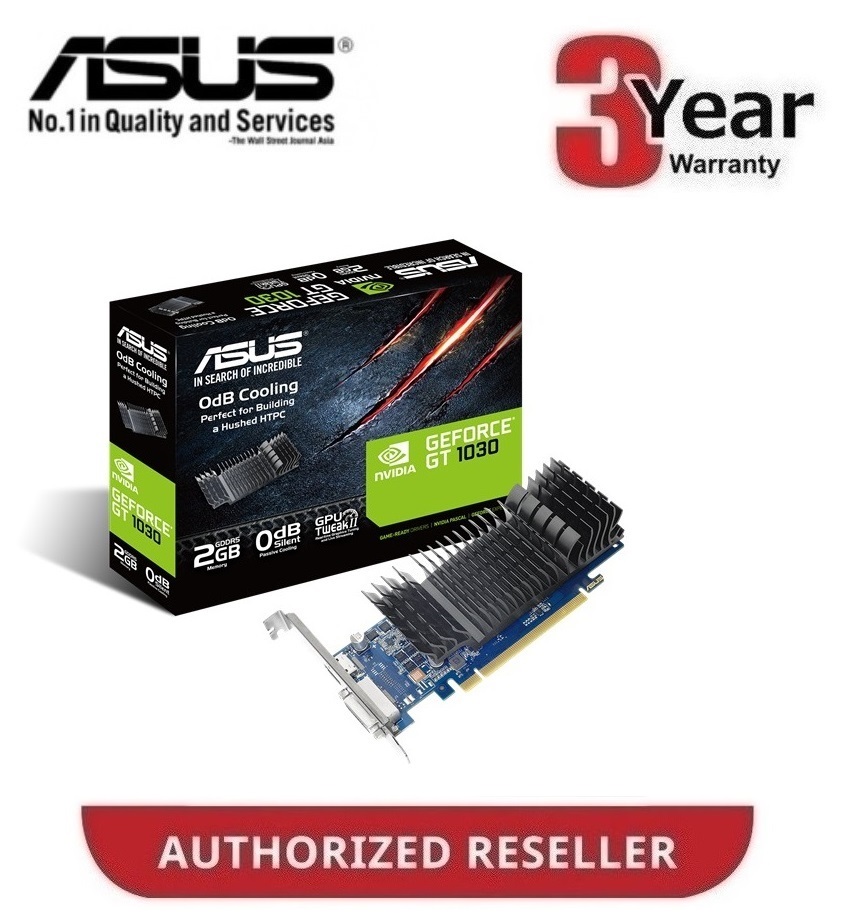 ASUS GT1030 2GB GDDR5 low profile (GT1030-SL-2G-BRK) GT 1030 2GB