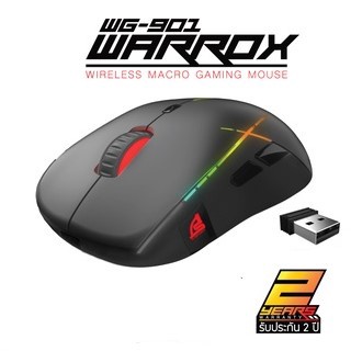 ของแท้ SIGNO E-Sport WARROX WG-901 Wireless Macro Gaming Mouse / เกมส์มิ่ง เมาส์ WG 901 รับประกันศูนย์ 2ปี WG 900 Series