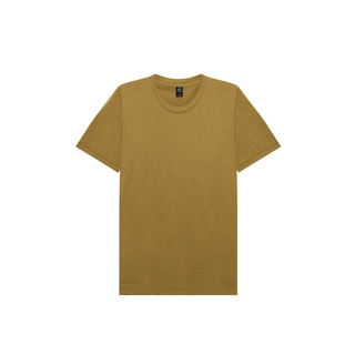 nibbana basic t-shirt เสื้อยืดคอกลม สีบรอนซ์