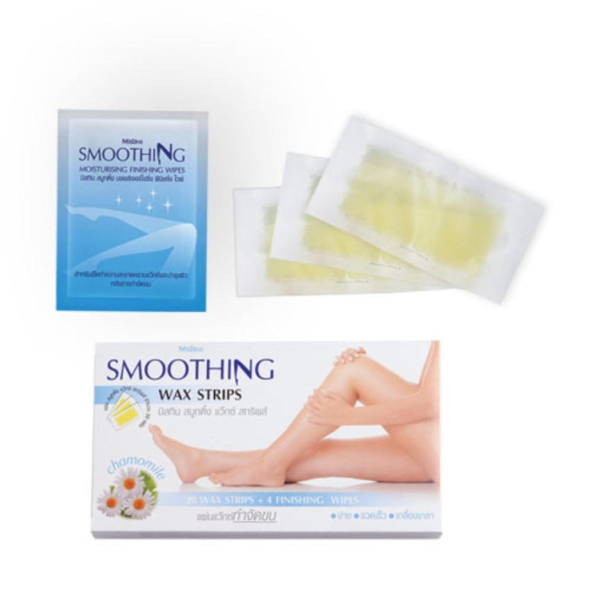 มิสทิน สมูทติ้ง แว๊กซ์ สทริพส์ แผ่น MISTINE SMOOTHING STRIPS