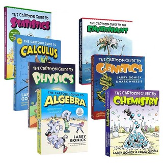 The Cartoon Guide to Genetics Environment Algebra Physics Statistics Calculus Chemistryหนังสือภาษาอังกฤษ