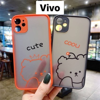 น่ารัก ภาพวาด แบร์ Vivo Y3 Y11 V15 V17pro Y12 Y17 Y19 Y95 Y93 Y91i  S1 pro # 897