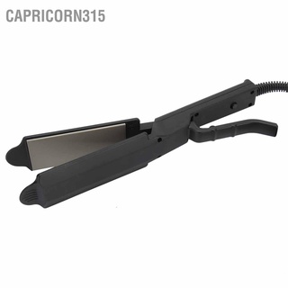 Capricorn315 เครื่องหนีบผมตรง แบบมืออาชีพ เครื่องมือจัดแต่งทรงผมเหล็กแบน สําหรับร้านทําผม