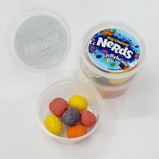 NEW!! NERDS USA CANDY DINOSAUR CHEWY CRISPY SHELL ขนาดทดลอง ตลับมีฝาปิด