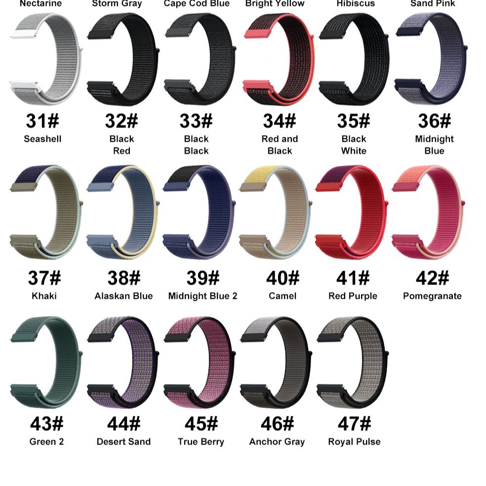 🇹🇭สายนาฬิกา 20 mm Garmin Vivoactive 3 5 Forerunner 645 245 165 venu SQ Coros Pace2 APEX 42mm Samsung Active 2 3 41mm