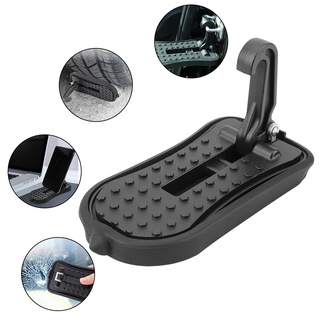 Foldable Car Door Step Pedal Auto Rooftop Luggage Ladder Hooked Car Accessories Auxiliary Foot Pegs Doorstep Safety Hammer Universal