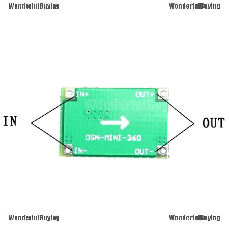 Swank ตัวแปลงแรงดันไฟฟ้า 3A Mini DC-DC 5V-23V เป็น 3.3V 6V 9V 12V