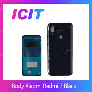 Xiaomi Redmi 7 อะไหล่บอดี้ เคสกลางพร้อมฝาหลัง Body อะไหล่มือถือ คุณภาพดี สินค้ามีของพร้อมส่ง (ส่งจากไทย) ICIT 2020