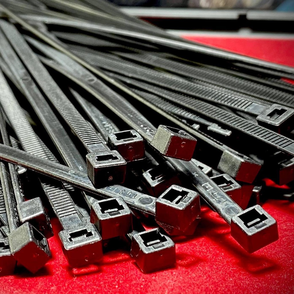 FORCH Cable ties เคเบิ้ลไทร์ สายรัดสายไฟ สีขาว สีดำ ห่อละ รูปที่ 5