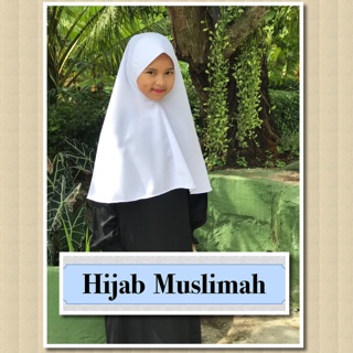 (อัพเดท14/11/64)Hijab ฮิญาบนักเรียน สวมสำเร็จ ไซส์ S M L ผ้าคลุมหัวนักเรียน ชั้นอนุบาล-ประถม6 สวมใส่ง่าย ไม่ร้อน ราคาถูก