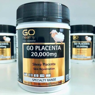 วิตามิน Go Healthy Go Placenta 20,000mg Sheep Placenta Skin Rejuvenation 180 SoftGel