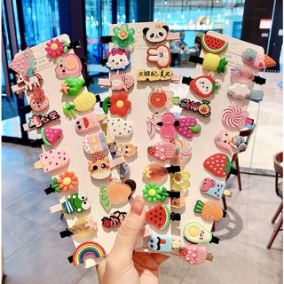 (10ชิ้น) พร้อมส่ง เลือกลายได้ กิ๊ฟติดผมเด็ก อุปกรณ์ติดผมเด็กหญิง น่ารัก สไตส์เกาหลี