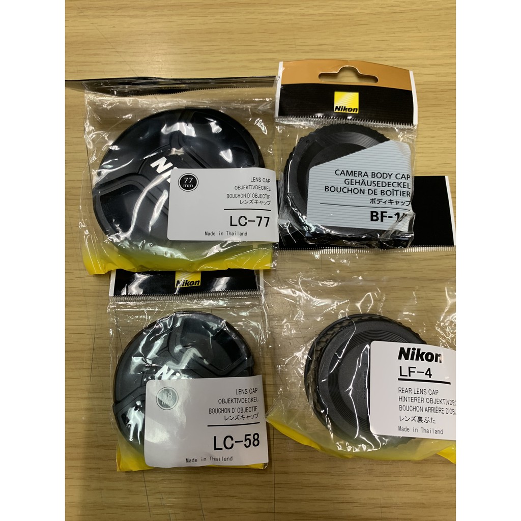 ฝาปิดเลนส์ Nikon F mount Lens Cap ของแท้ มีให้เลือกครบทุกขนาด