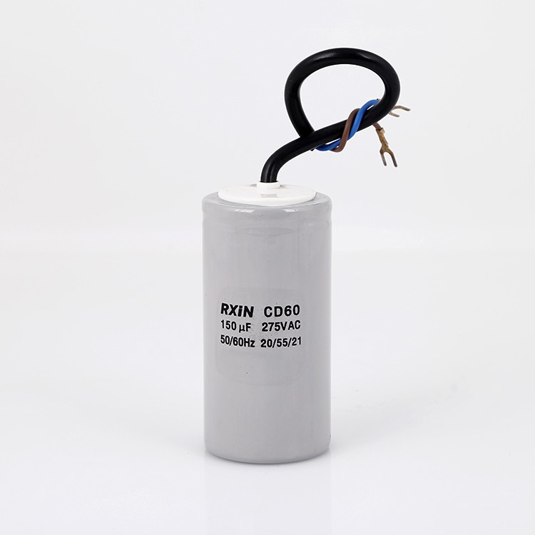 CD60 Motor Start Run Capacitor CD60 150UF 275VAC ตัวเก็บประจุเริ่มต้น 150UF 50*100