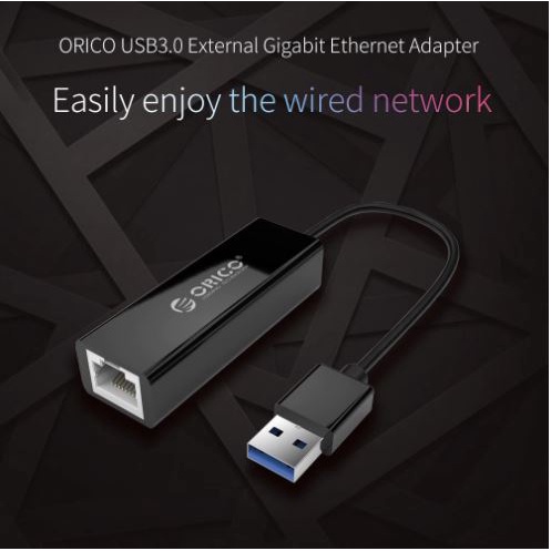 ORICO USB 2.0/3.0 to LAN รุ่น UTJ-U2  UTJ-U3 - สีดำ-รับประกัน 2 ปี #1