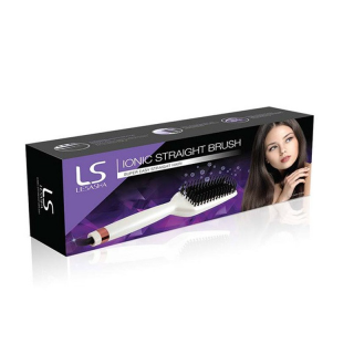 Ls1204 Lesasha หวีไฟฟ้า หวีผมตรง Ionic Straight Brush 42-45 วัตต์ ใช้งานทั่วโลก ผมเรียบ ไม่ฟู