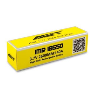 AWT 18650 3.7V  2600Mah 40A สีเหลือง