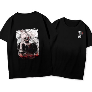 รูปแบบใหม่ ยอดฮิต เสื้อแขนสั้น เสื้อหญิงและชาย Manga Tokyo Ghoul Unisex t-shirt short sleeves &lt;2022&gt;