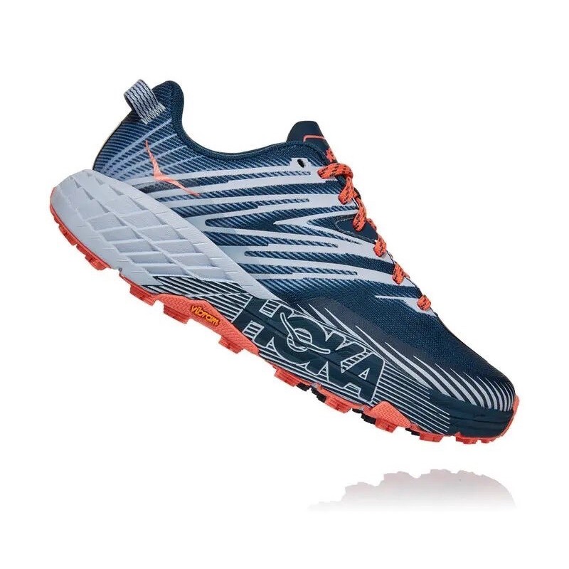 hoka speedgoat 4 สีฟ้าชมพู