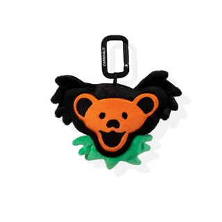 CARNIVAL X GRATEFUL DEAD BEAR HEADS KEYCHAIN ORANGE