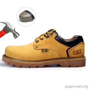 Caterpillar Safety Shoes  รองเท้าเซฟตี้ หัวเหล็ก รองเท้าเซฟตี้ รองเท้าบูทหุ้มข้อ