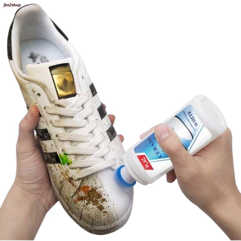 จัดส่งจากกรุงเทพน้ำยาขัดรองเท้า ให้ขาวสะอาด PLAC Cream Natural Cleanser ขนาด 100ML.