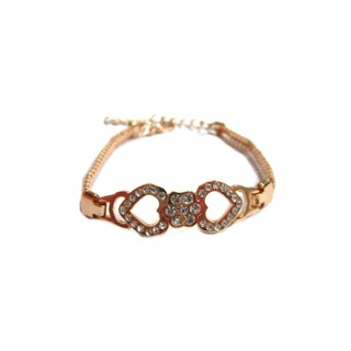 TANITTgems สร้อยข้อมือ ประดับเพชรคริสตัลออสเตรีย (Rose Gold)