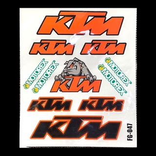 * พร้อมส่ง * KTM สติกเกอร์สะท้อนแสง สําหรับติดตกแต่งถังน้ํามันเชื้อเพลิง หมวกกันน็อค