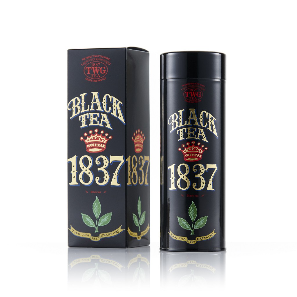 TWG  1837 Black Tea Black Tea Haute Couture Tea Tin Gift 100g / ชา ทีดับเบิ้ลยูจี ชาดำ 1837 แบล็คที บรรจุ 100 กรัม