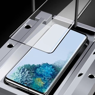 Caravan Crew 2in1 Samsung S21 S22 S23 S24 S8 S9 S10 Plus S20 Ultra ฟิล์มกระจกนิรภัยเต็มจอ