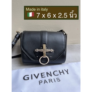 Used🇮🇹Givenchy Obsedia Leather 🖤Black แท้💯