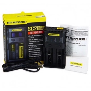 เครื่องชาร์จถ่าน Nitecore SC2 ของแท้ เช็คโค๊ตได้