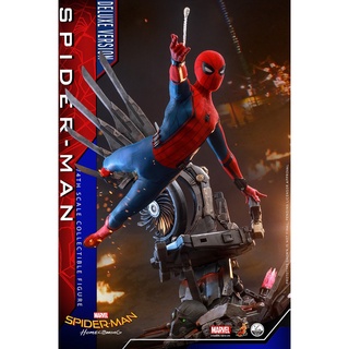 ฟิกเกอร์ ของสะสม Hot Toys QS015 Spider-Man: Homecoming 1/4 Spider-Man (Deluxe Version)