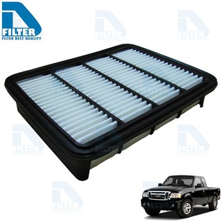 กรองอากาศ Ford ฟอร์ด Ranger เรนเจอร์ 1999-2005 By D Filter (ไส้กรองอากาศ) (DA149N)