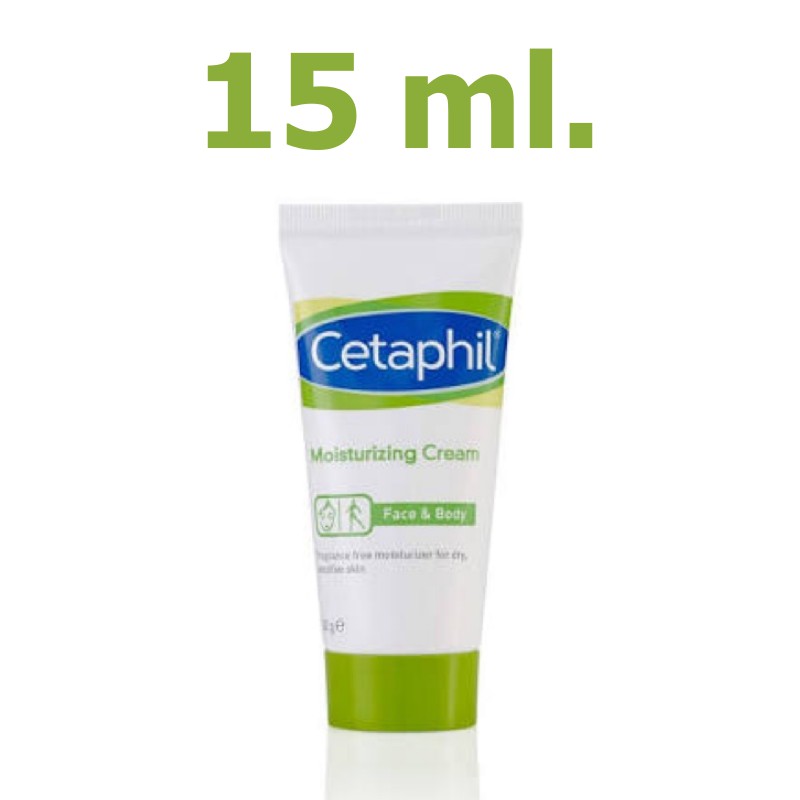 Cetaphil Moisturizing Cream 15 g.  ***ขนาดทดลอง***