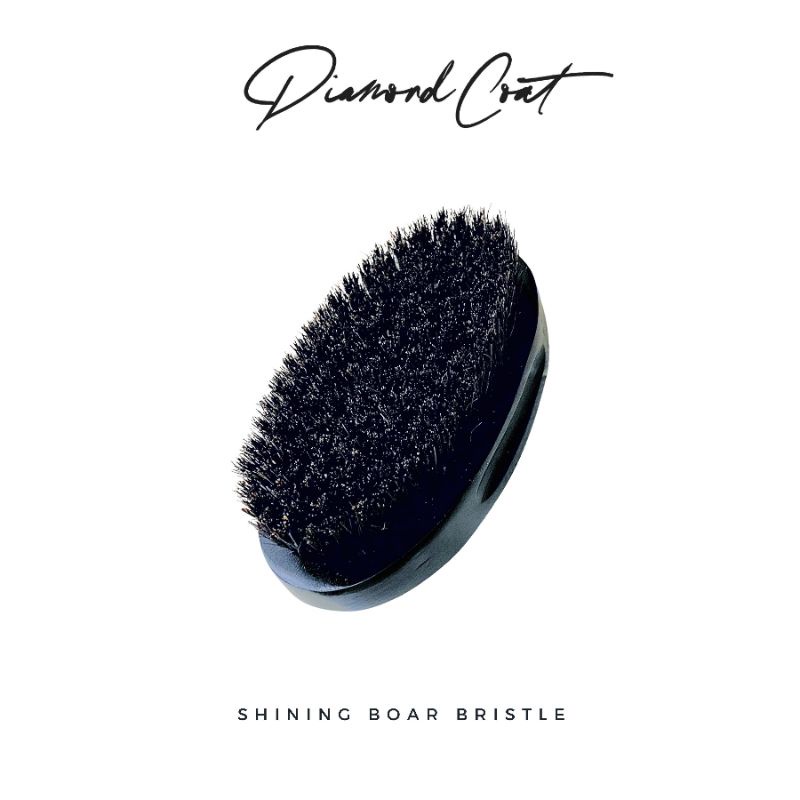 Diamond Coat Shining Boar Bristle แปรงขนหมู ทำความสะอาดขนสุนัขและแมว