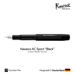 Kaweco AC Sport "Black" Fountain Pen - ปากกาหมึกซึมคาเวโก้ เอซีสปอร์ต สีดำ