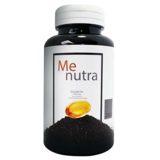 น้ำมันงาสกัดเย็น1000 มก. บรรจุกระปุกละ 60 แคปซูล จำนวน 1 กระปุก (Me-nutra Black sesame oil)