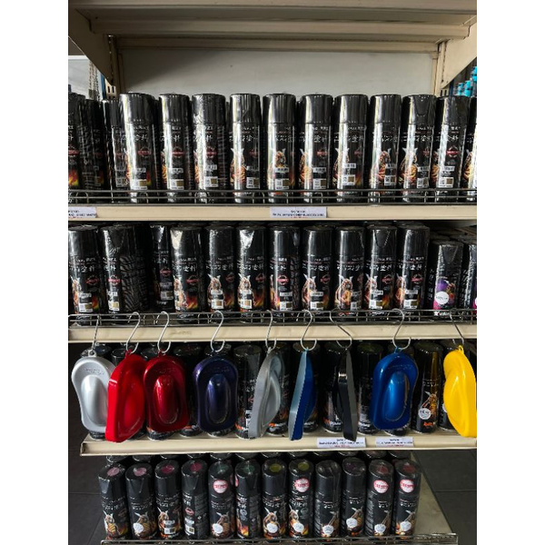 สีสเปรย์​ซามูไร​ SAMURAI​ Paint​ (กลุ่ม​สี1K, PrimeCoat, 3D, Engineและสีเมทัลลิค)​