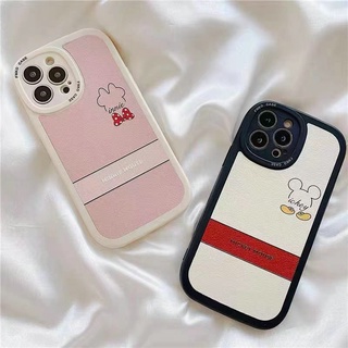 เคสโทรศัพท์มือถือนิ่ม ทรงวงรี ลายหนู สีขาว สีชมพู สําหรับ VIVO V23 V23E V15 V11i V11 V9 Youth V5 V5S S1 Pro Y91 Y93 Y95 Y91i Y91C Y1S Y19 5G 4G