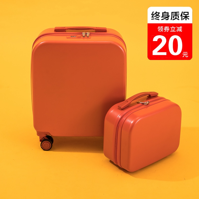 ∋กระเป๋าเดินทางขนาดเล็ก 20 นิ้วรถเข็นกระเป๋าเดินทาง 18 เด็กเดินทางขึ้นเครื่องแม่และเด็กกระเป๋าเดินทางหญิงขนาดเล็กญี่ปุ่น